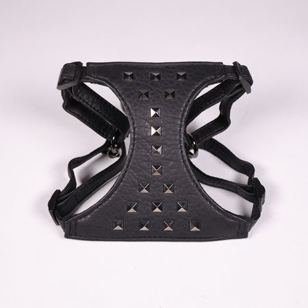 Hundegeschirr Borchie Schwarz Mit Leine