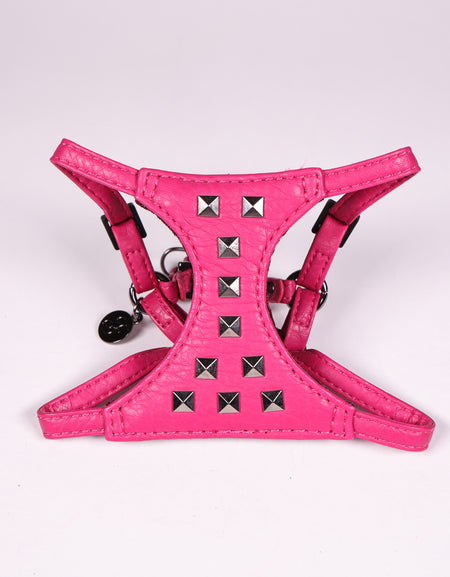 Hundegeschirr Borchie Pink Mit Leine