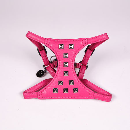 Hundegeschirr Borchie Pink Mit Leine