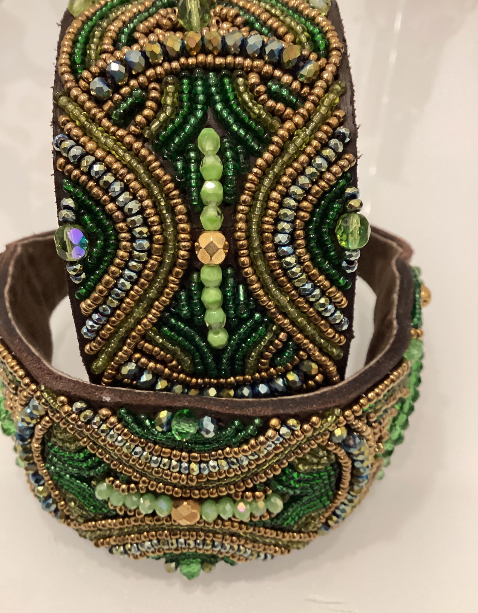 Massai-Windhundhalsband Green Dream