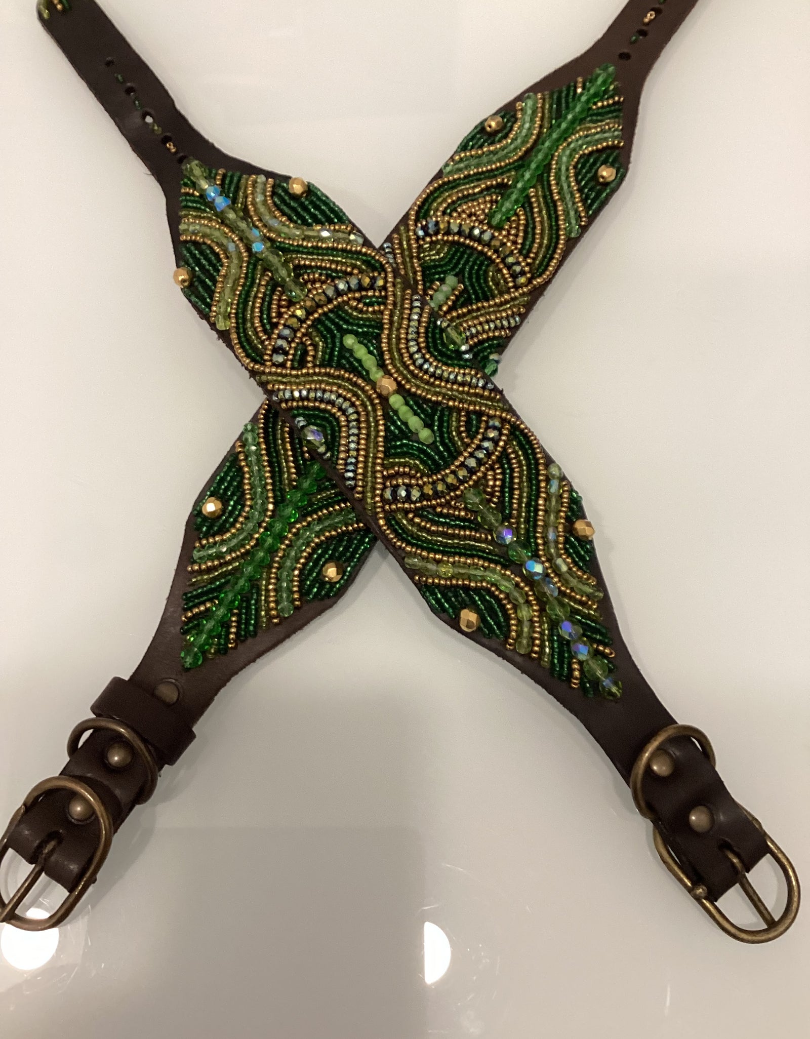 Massai-Windhundhalsband Green Dream