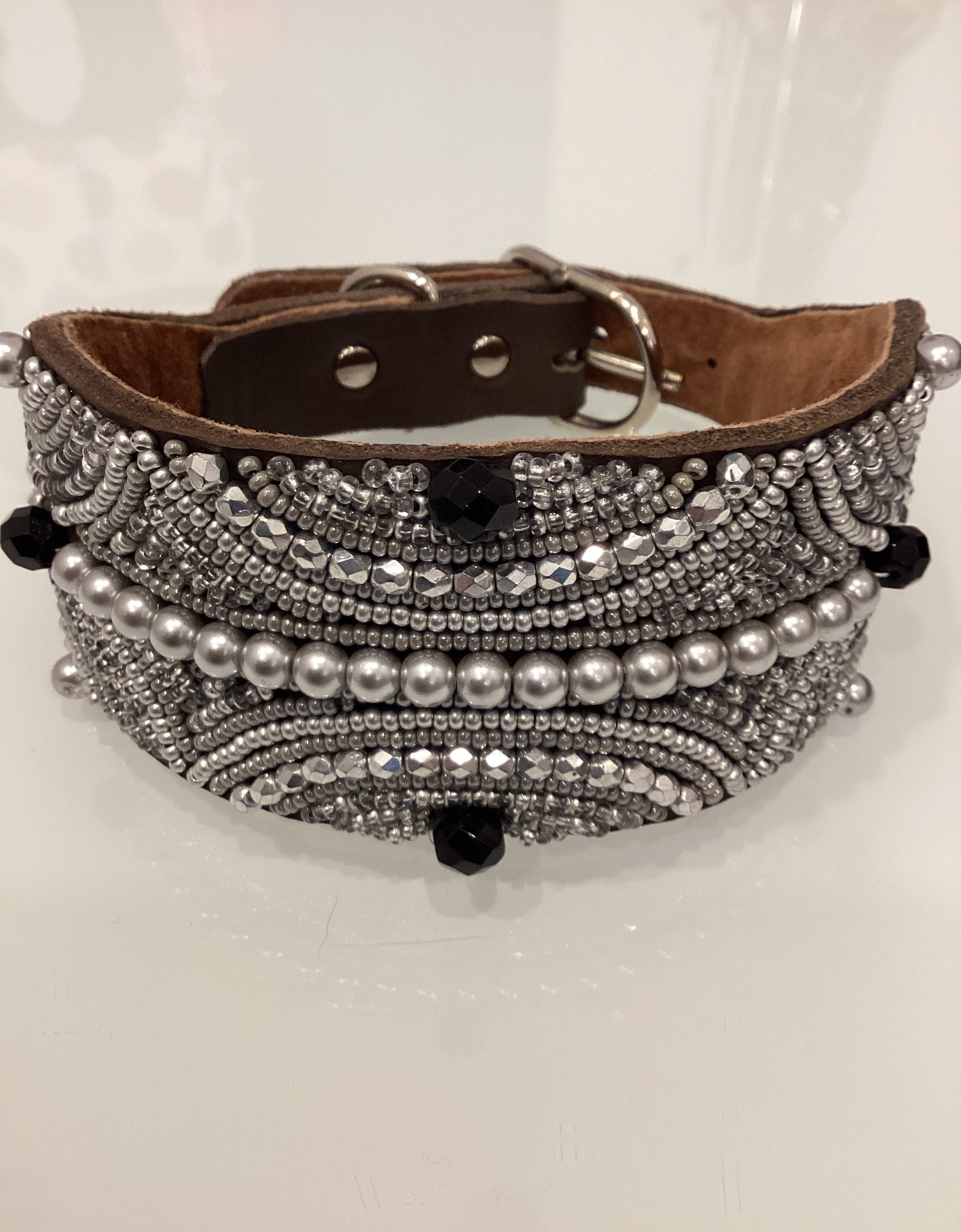 Massai-Hundehalsband Argento