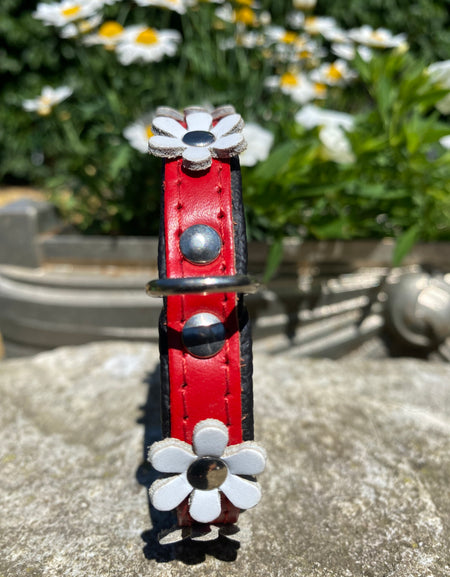 Hundehalsband La Fleurette Blanc