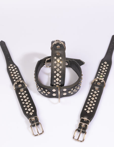 Halsband Luce Schwarz/Schwarz