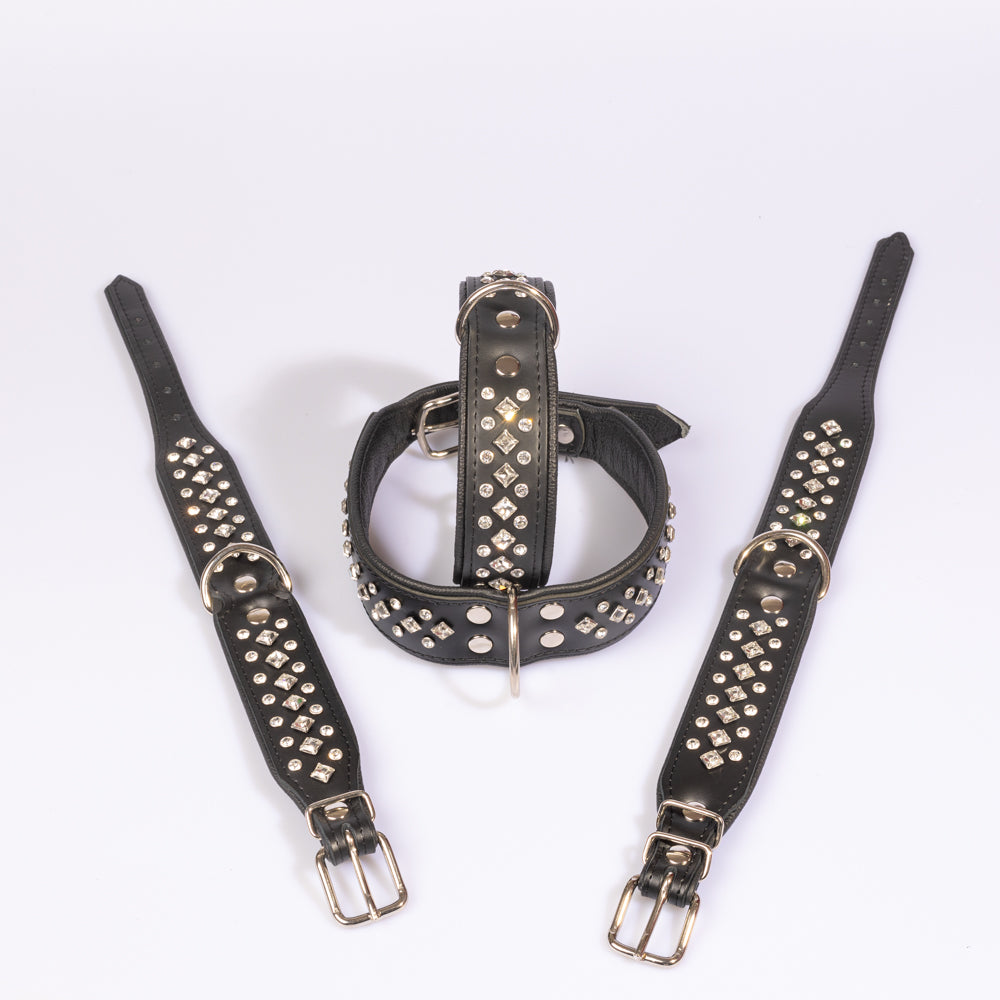 Halsband Luce Schwarz/Schwarz