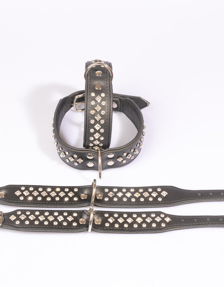 Halsband Luce Schwarz/Schwarz