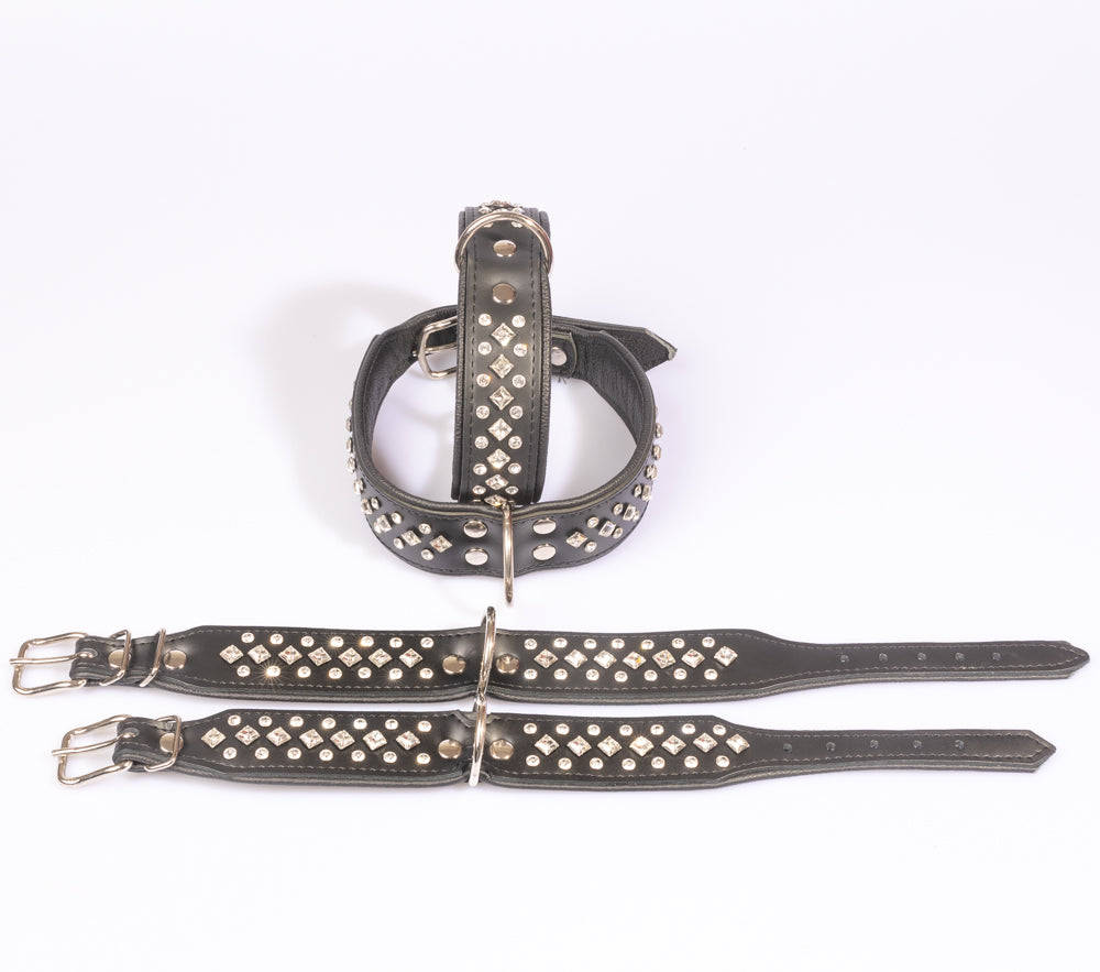 Halsband Luce Schwarz/Schwarz